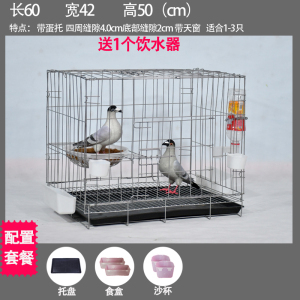 加粗鸽子笼子鸽子用品用具鸽子笼大号鸡笼家用鸽子养殖笼子