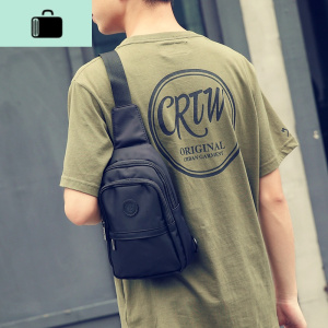韩版男包潮牌胸包牛津布防水单肩斜挎包户外街头腰包休闲运动背包NEW LAKE男士单肩包