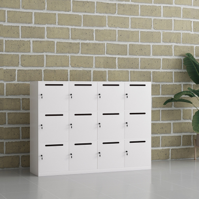初嘉(CJ)家用投递柜带锁多门小信箱室外邮箱派件储物柜 十二门(横四竖三)