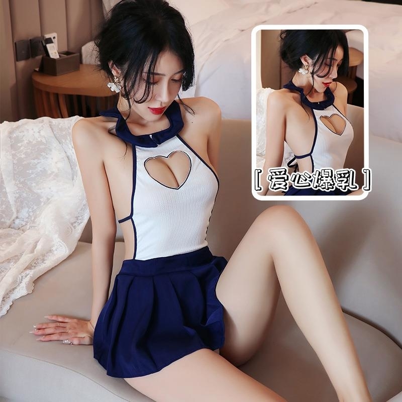 长夜漫漫情趣内衣性感露背纯欲学姐制服诱惑角色扮演套装2201