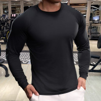 2025年男款紧身春季户外运动健身骑行服简约休闲透气速干舒适