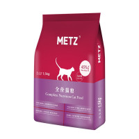 玫斯(METZ)无谷物生鲜全价猫粮成幼猫通用型猫咪鱼肉味主粮1.5kg 全阶段猫干粮