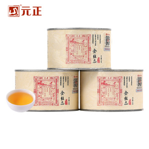 [元正]蜜香金丝蕊 特级正宗武夷山小种红茶自饮茶票口粮茶叶罐装 3罐 50g/罐