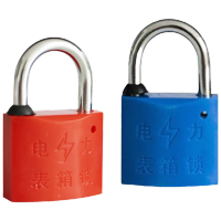 留阳 LiuY-z2 35mm宽20mm钩通开 银色 塑钢梅花锁 单位:把