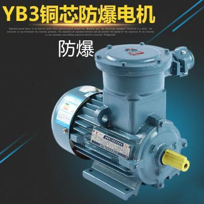 防爆电动机YB隔爆型三相铜芯国标卧式马达矿用安全型 国标防爆3.0KW三相1400转