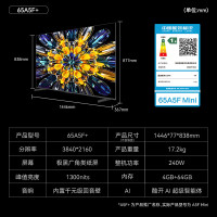 创维黑骑士 65A5FMini MINILED屏幕