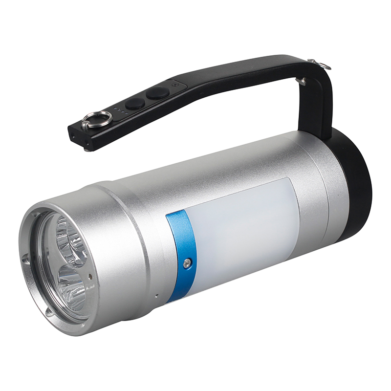 KEIPUN DK7106C手提防爆探照灯强光手电筒大功率12W(计价单位:套)银色