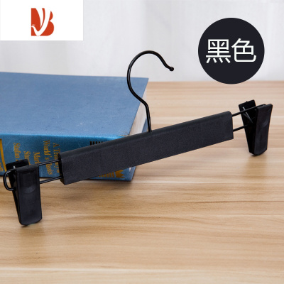 三维工匠10支装防滑塑料裤架服装店家用衣服架裤夹子衣挂裤架成人衣挂