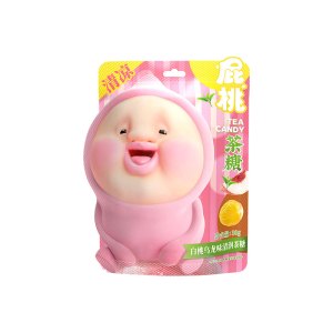 屁桃清新口气薄荷糖水果茶糖宝宝小众可爱糖果提神伴手礼网红喜糖