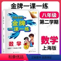 八年级下 数学 八年级 [正版]金牌一课一练 数学 八年级下册8年级第二学期数学 试用本 我能考第一 上海沪教版同步 中
