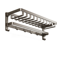 繁哲思浴巾架带钩子