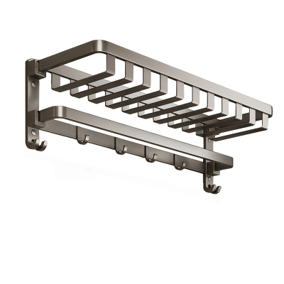 繁哲思浴巾架带钩子