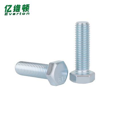 亿维顿 8.8级镀锌外六角螺丝 m12*45 个