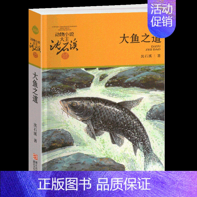 大鱼之道 [正版]白天鹅红珊瑚沈石溪小学四年级五年级全集全套书浙江少年儿童出版社非注音版完整版动物小说大王品藏书系课外阅