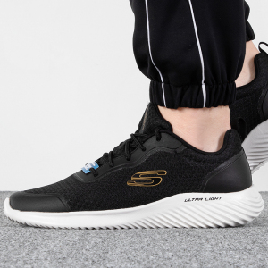 Skechers斯凯奇男鞋新款缓震透气网布轻便健步鞋训练鞋跑步鞋232005-BBK ZP
