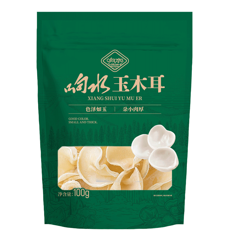 牡丹江响水玉木耳100g适用于凉拌煲汤炖煮爆炒干制食用菌制品