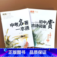 古诗文鉴赏+中考名著一本通/人教版 初中通用 [正版]2023新版 阅读计划 初中古诗词鉴赏120篇 中考名著一本通七年