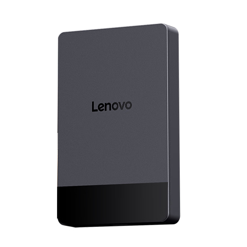 联想(Lenovo)1TB 移动硬盘 USB3.2 2.5英寸 黑色 机械硬盘 高速传输 轻薄便携 稳定耐用F308K