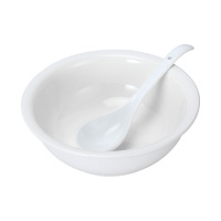 汤古 汤盆 纯白汤碗 陶瓷汤碗10寸