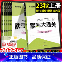 默写大通关 一年级上 [正版]2023秋新领程默写大通关一年级二年级三年级四年级五年级六年级上下册人教版小学语文单元默写