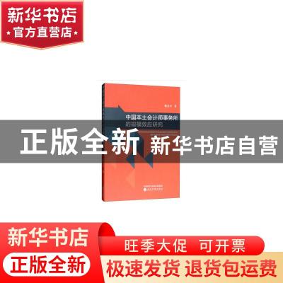 正版 中国本土会计师事务所的规模效应研究 施金平 经济科学出版
