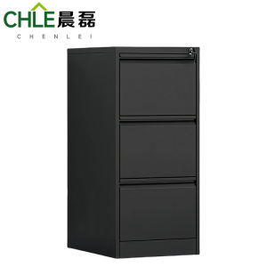 晨磊 抽屉柜 三斗黑色 台