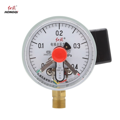 红旗 磁固电接点压力表定制检测款YXCG-100 (压力值需备注)块