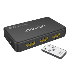 迈拓维矩HD0301 高清HDMI2.0切换器3进1出 多电脑共享显示器支持4K@60HZ