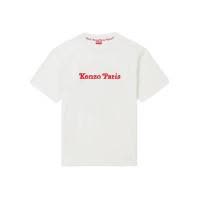 高田贤三(Kenzo)纯棉短袖T恤女圆领直筒百搭休闲运动夏季基础款上