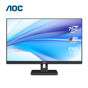 AOC 24E3Q电脑显示器23.8英寸全高清 IPS技术 三边窄边框 DP接口 快拆支架可壁挂 爱眼低蓝光不闪屏