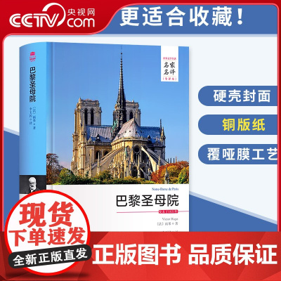 [央视网]巴黎圣母院 名家名译全译本 长篇小说 青少年版中学生课外书籍读物 世界文学名著长篇小说名家名译 3D