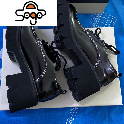 七色王国日系jk软妹小皮鞋女英伦复古学院风厚底松糕鞋小众系带圆头单鞋女休闲鞋