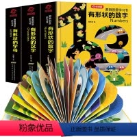 [正版]洞洞创意学习书全3册 有形状的神奇的字母汉字数字 0-3岁洞洞书幼儿早教益智启蒙认知翻翻书 3-6岁幼儿园小班