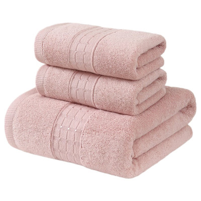 天山柔 70*140cm 360g 长绒棉纯棉星恋 浴巾 (计价单位:条) 粉色