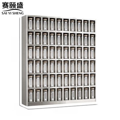 赛颐盛不锈钢水杯柜60格1610*1500*250mm(304)台