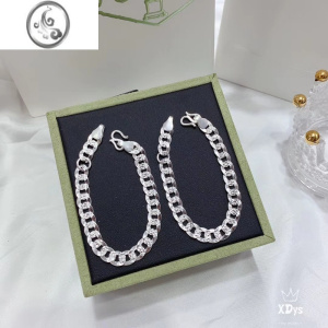 JiMi银银白金手链男女宝宝款999足银男孩子牛仔链周岁满月婴儿童礼物