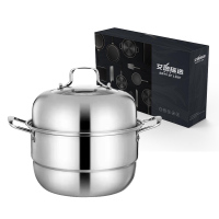 艾逸瑶选 兰斯欧式多用双层蒸锅28CM CJ-21016-2