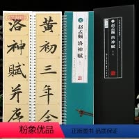 [正版]学海轩共2本赵孟頫洛神赋临读对照原帖对临全文米字格修复放大版简体旁注名家碑帖近距离临摹字卡赵体赵孟俯行书毛笔字