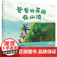 爸爸的茶园在山顶精装绘本图画书3-7岁亲子阅读在山野间感受自然生命魔法象正版童书