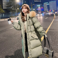 年新款羽绒棉服女中长款东大棉衣冬季面包服棉袄大码外套潮