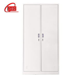 DXBG加厚二门钢制更衣柜员工柜铁皮职工储物柜带锁存包柜鞋柜