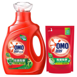 奥妙(OMO)洗衣液除菌除螨香味持久家庭装长效抑菌持久留香多规格