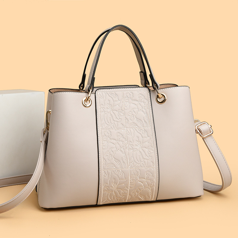 包包女包新款高档压花单肩包时尚大容量手提包女欧美