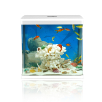 鱼缸水族箱 客厅小型桌面生态金鱼玻璃缸迷你乌龟缸懒人造景缸
