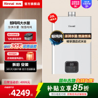 [大升数鲸沌沌]林内20升燃气热水器 变频恒温 家用天然气 节能大水量热水器20GS41新品