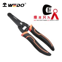 维度(WEDO) WD387-07 多功能剥线钳 拔线钳剪线钳压线钳子 电工钳拨线钳 7"