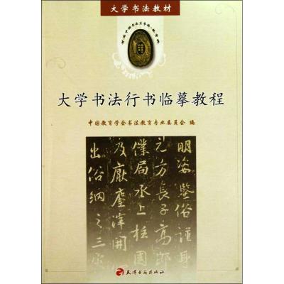 正版新书]大学书法.行书临摹教程中国教育学会书法教育专业委员