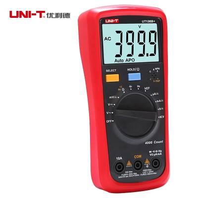 优利德(UNI-T)UT136B+掌上型自动量程数字万用表 数显万能表 1个