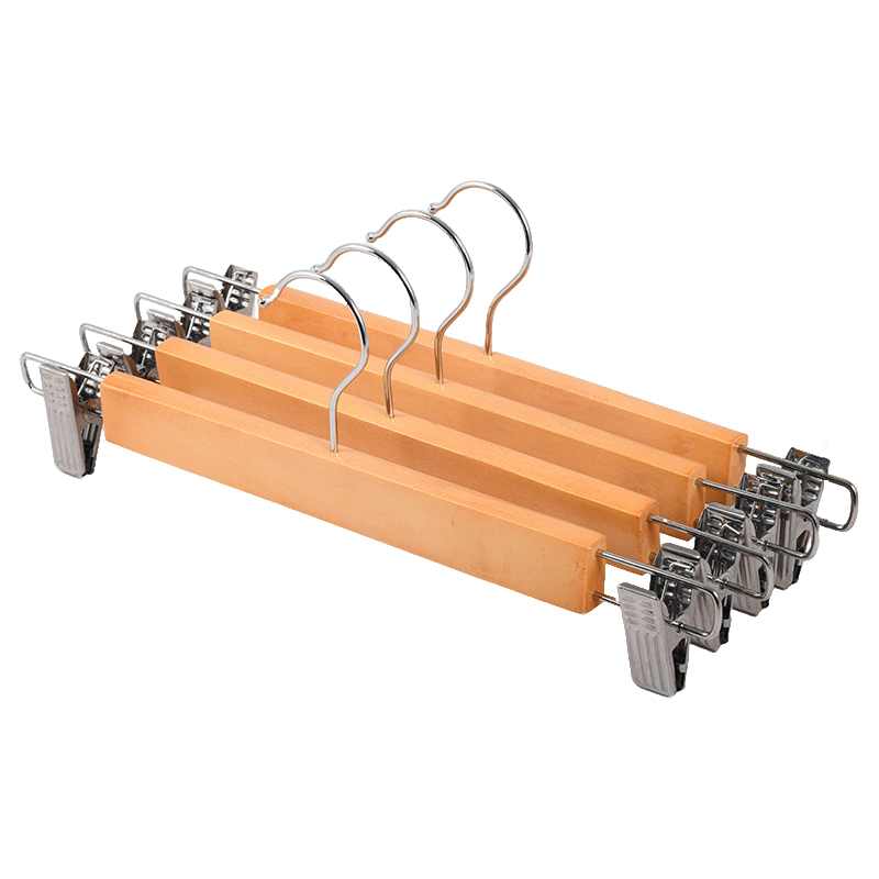 围达 高档实木裤夹 实木本色33cm 组