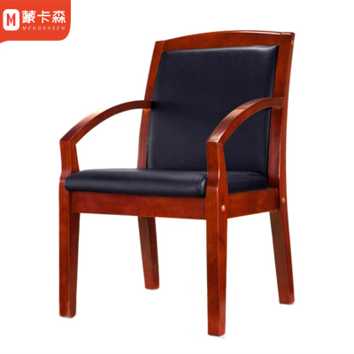 蒙卡森 实木椅办公椅书桌椅子会议椅班台椅/张-西皮
